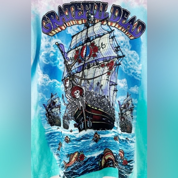 Grateful Dead Tie Dye Graphic T-Shirt - Picture 2 of 6